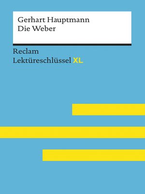 cover image of Die Weber von Gerhart Hauptmann